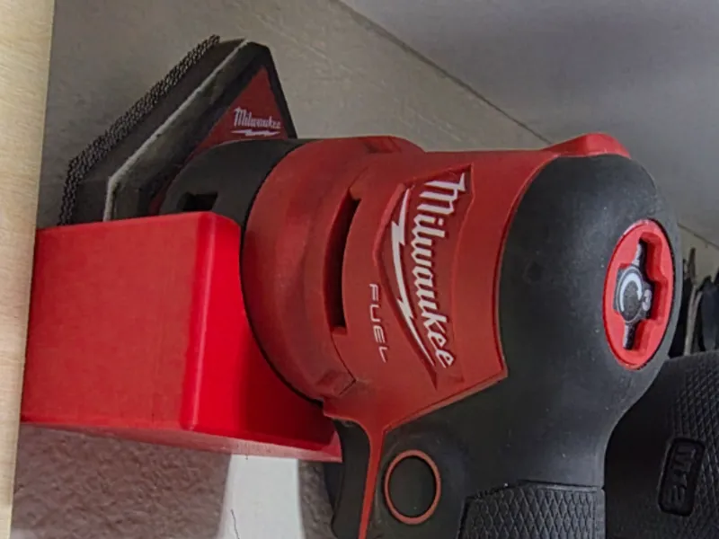 Milwaukee Orbital Detail Sander Wall Mount
