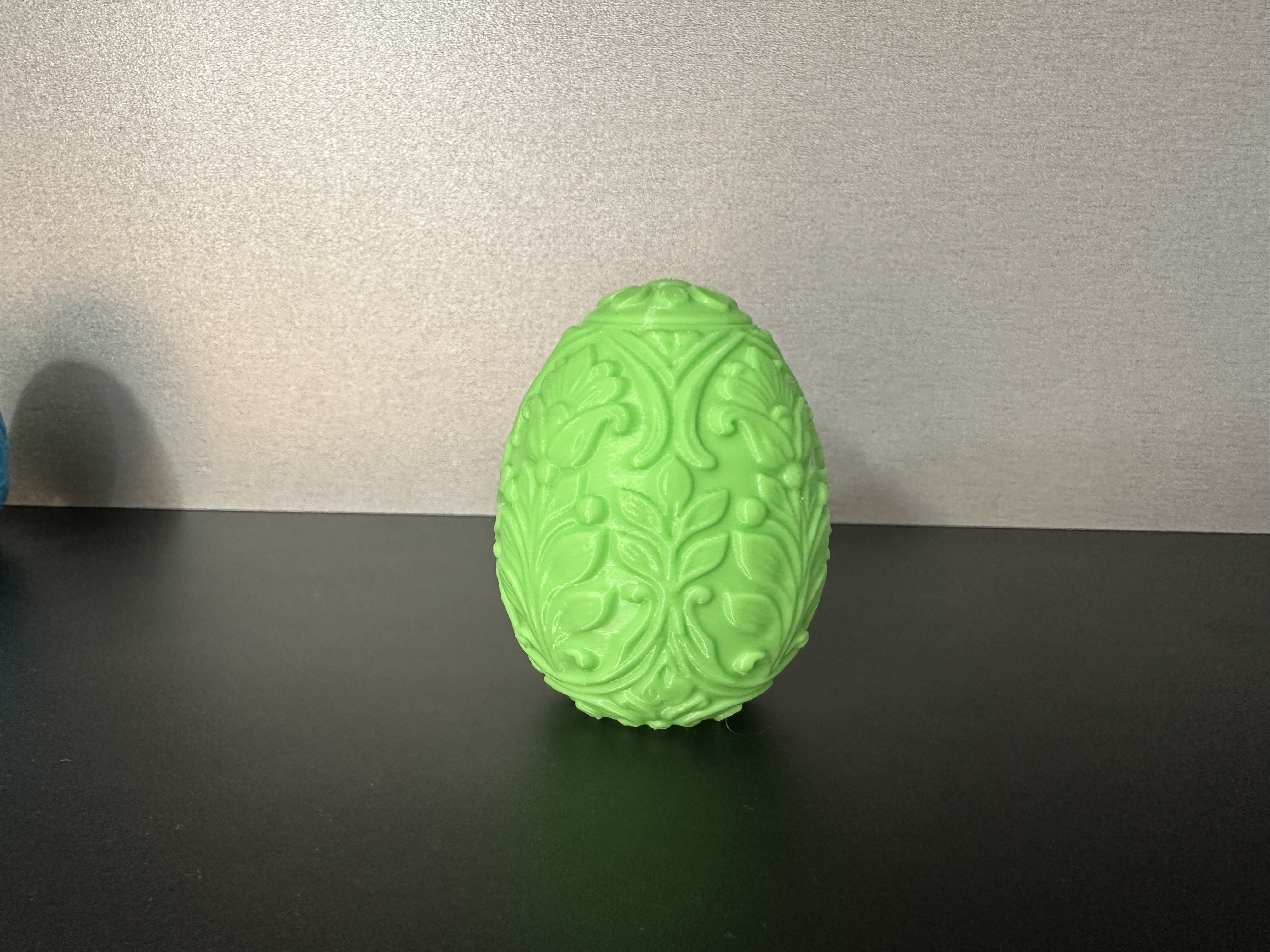 Miniatura 1 do modelo 3D Easter eggs with a floral pattern