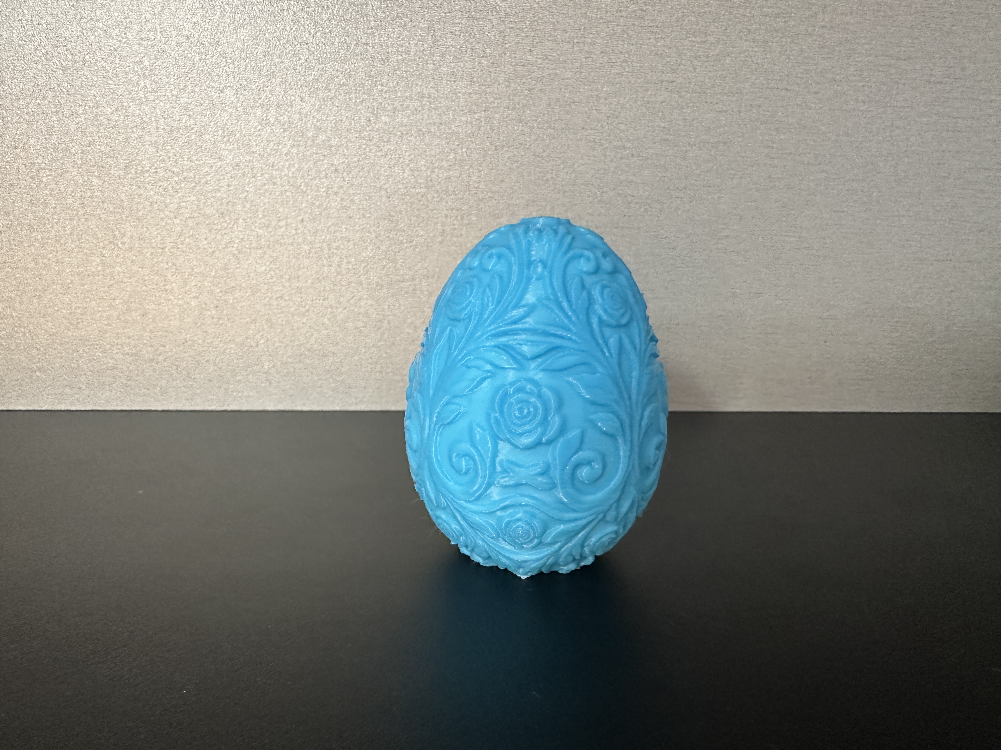 Miniatura 2 do modelo 3D Easter eggs with a floral pattern
