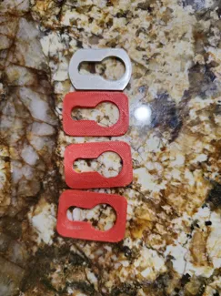 1in x 1.5in Key-Hole Washer for Hurricane Shutters