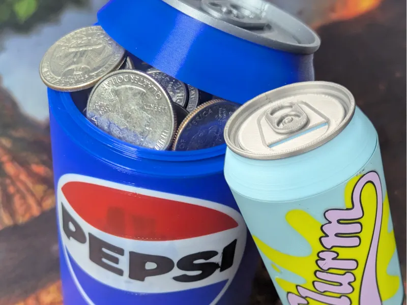 Soda Can Piggy Bank - More Styles to come