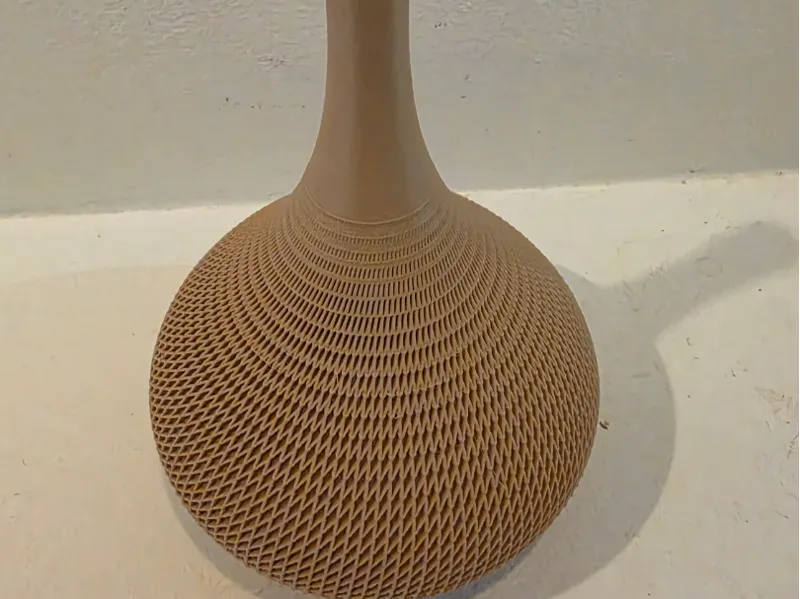 Modern Textured Spiral Vase - PLA Optimized
