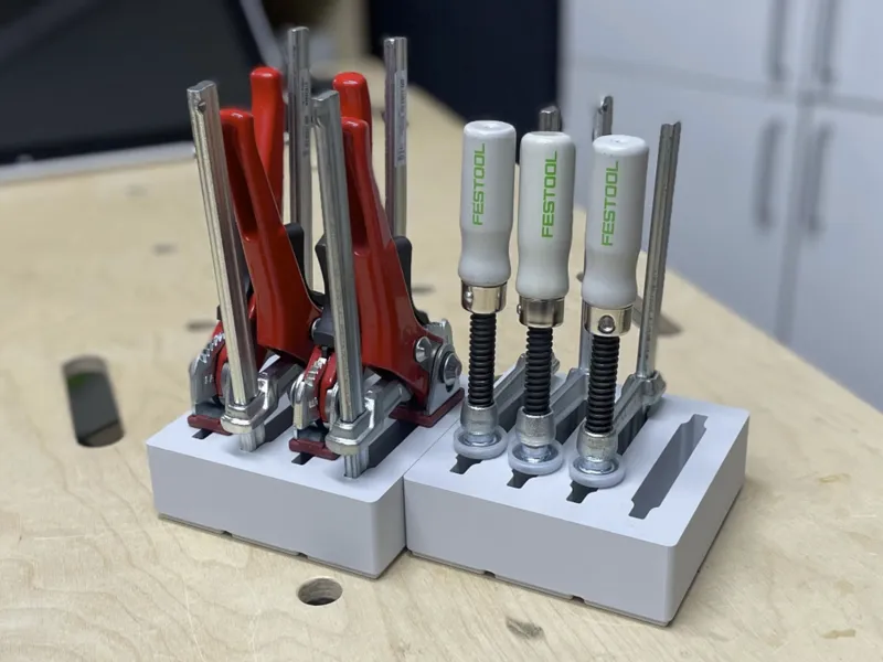 Gridfinity Bessey Festool Track Clamp Holder
