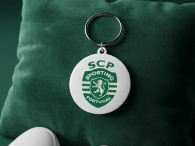 Sporting CP Emblem Keychain - Circular Edition