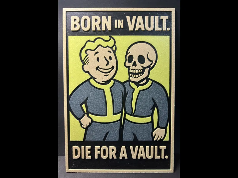 Fallout - Born in Vault - Die for a Vault