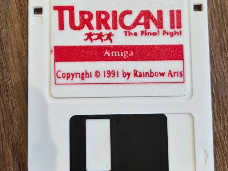 Turrican 2 floppy coaster