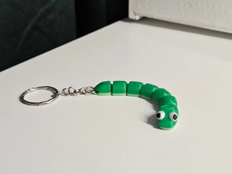 Articulated Snake Funny Keychain