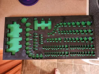 toolbox SAE socket organizer