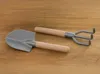 Hand Trowel and Rake