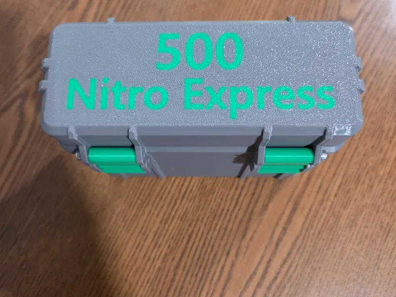 500 Nitro Express 24rnd Ammo Box
