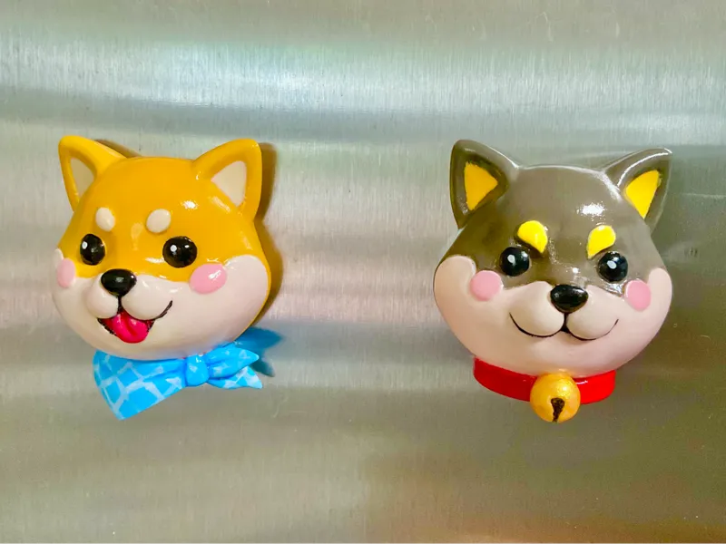 Shiba Inu fridge magnets