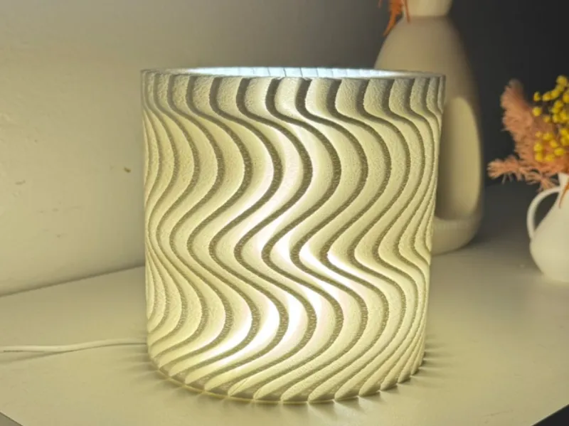 Wavy Fin Lamp for Mothers day