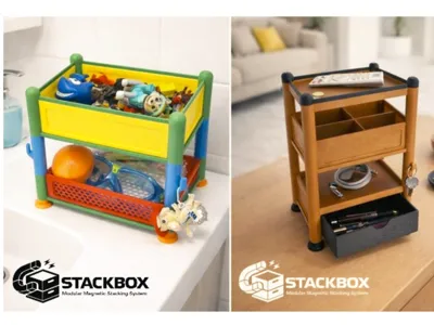 Stackbox - Modular Magnetic Stacking System