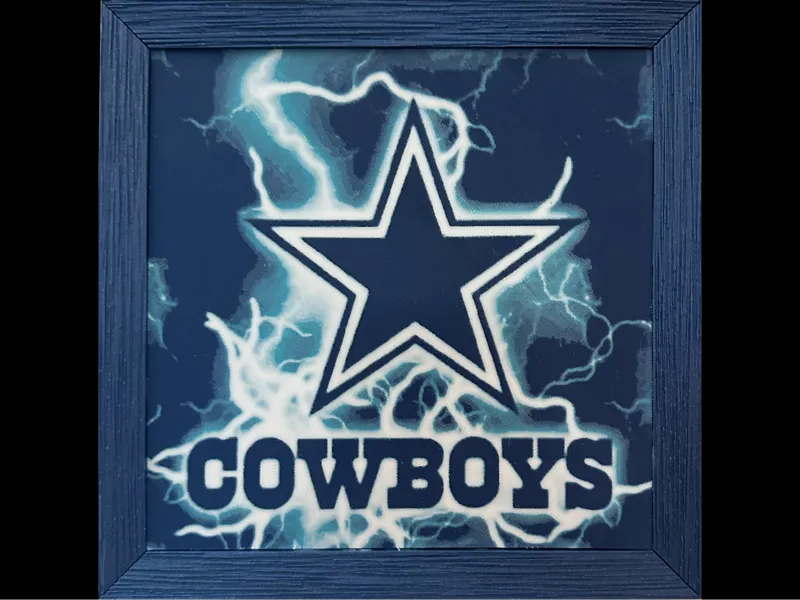 Dallas Cowboys NFL Flatforge (Hueforge)