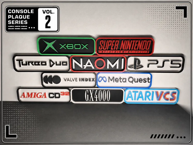 Console Plaque Series Collection Vol. 2