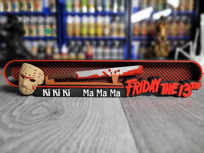 Friday the 13th movie sign.