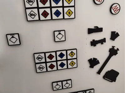 Tactical Signs and Symbols Fire Department Magnets