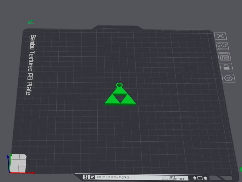 Mini Triforce Keychain