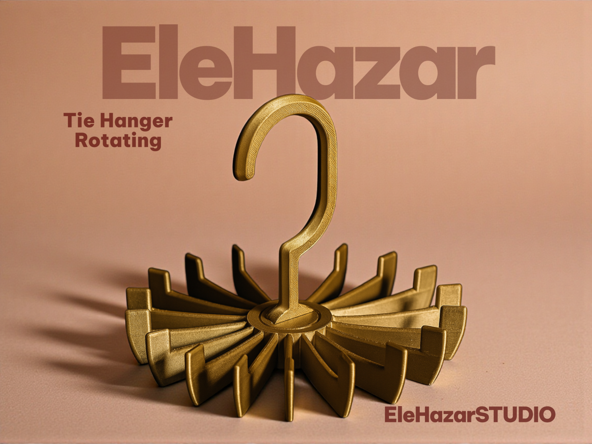 Tie Hanger Rotating