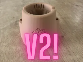 V2!  Miniatures Paint Brush Cleaning Pot
