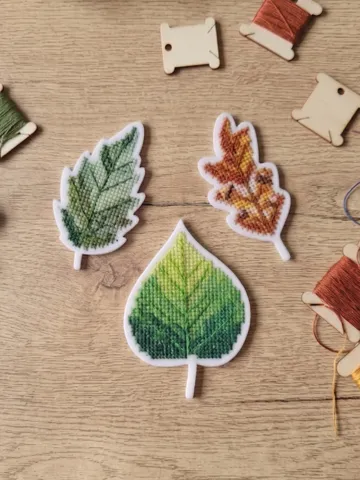 Accesorio para boquillas: Cross Stitch Leaf Blanks – Botanical Autumn Set — vista de referencia 2