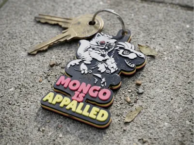 Mongo is Appalled Keychain