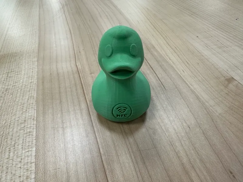 NFC Embedded Rubber Duck