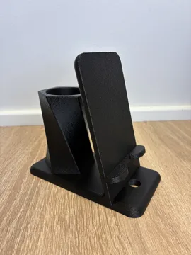 Soporte para celular: DeskDock – Phone Stand & Pen Holder — vista de referencia 4