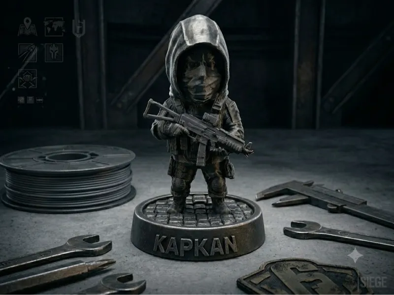 Kapkan Chibi Figure - Rainbow Six Siege 