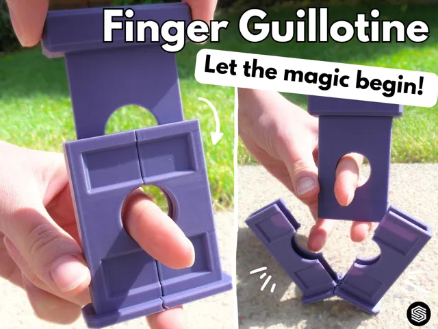 Finger Guillotine (Magic Trick Prop)