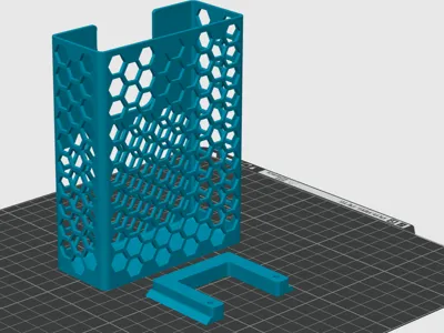 Anycubic Kobra S1 FlushBin Full HEXA Cutouts