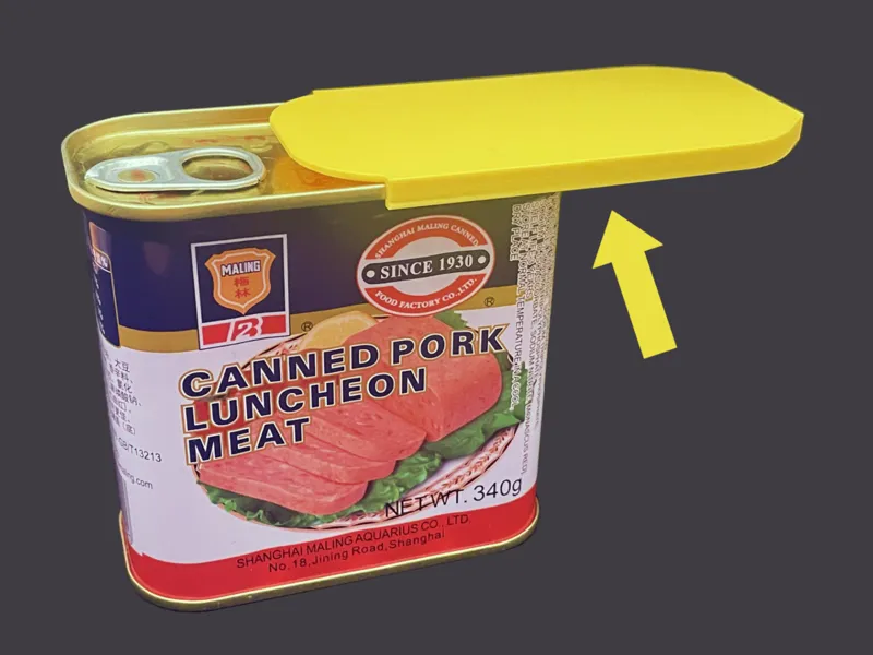 Luncheon Meat Can Lid - SPAM / MALING