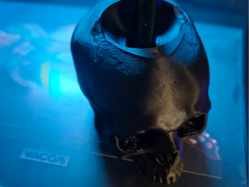 Porte stylet ou stylo Wacom Universel Tête de mort