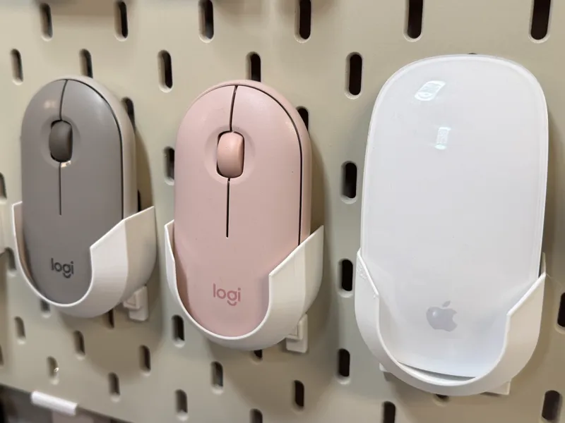 Logi Pebble & Apple Magic Mouse Holder for SKADIS