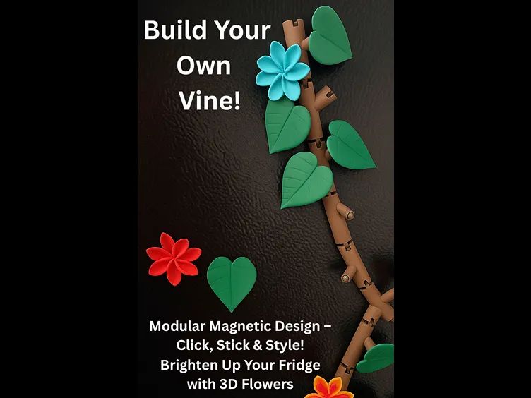 Fridge Magnet Vine Modular