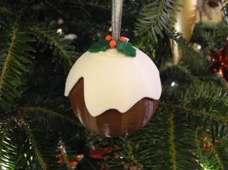 Christmas Pudding Tree Decoration