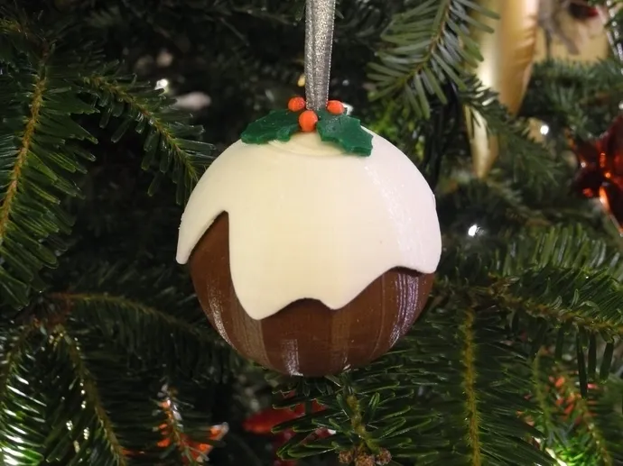 Christmas Pudding Tree Decoration