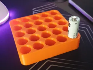Simple AA battery holder