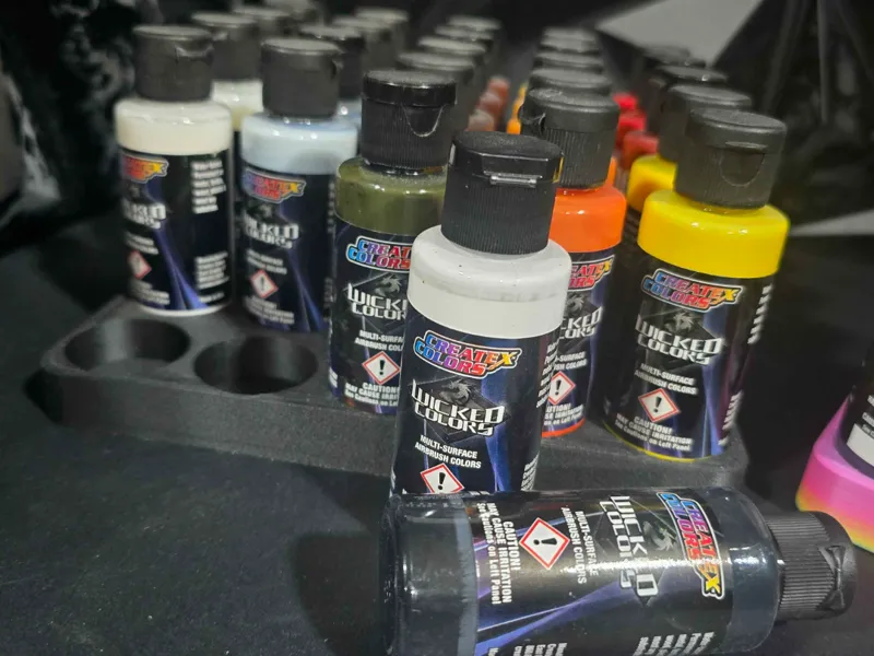 Createx Paint Bottle Tray (Wicked Colors)