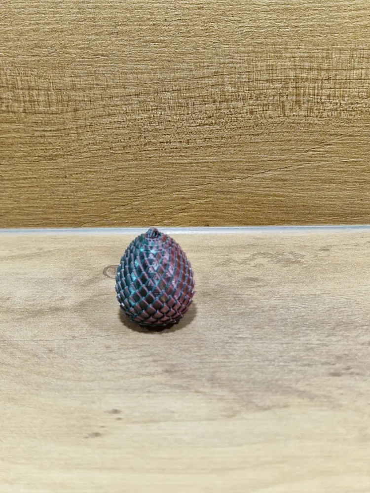 Dragon Scale Egg Key Chain - Free 3D Print Model - MakerWorld