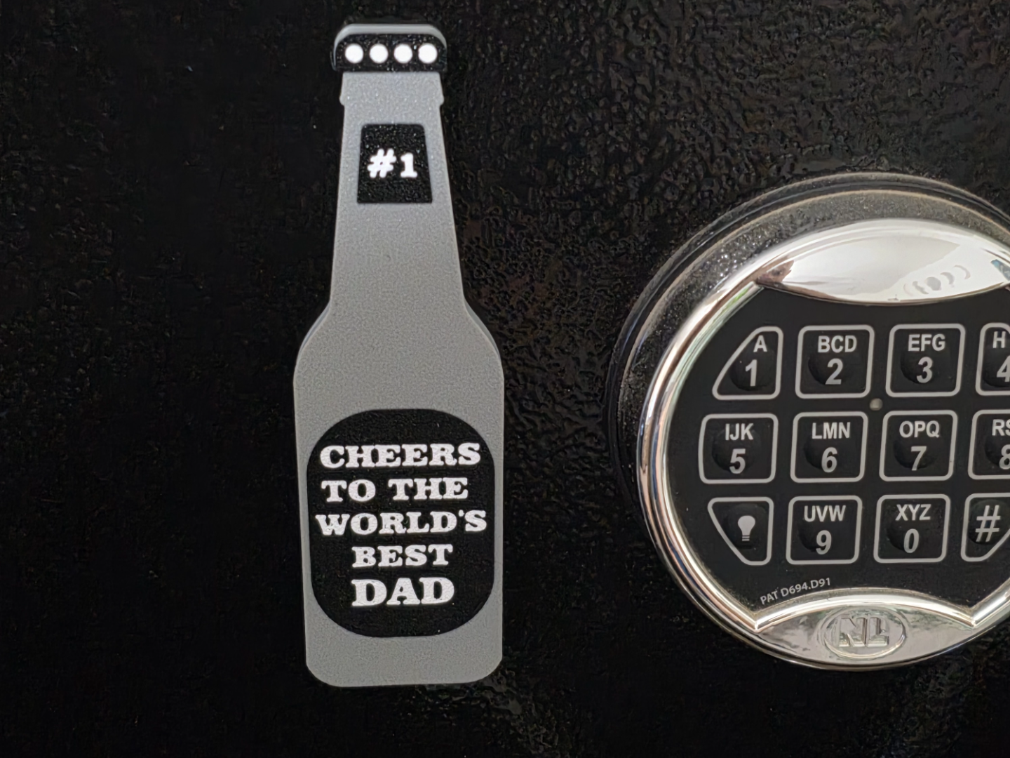 Gun Safe & Tool Box Magnet - Dad & Step-Dad Gift