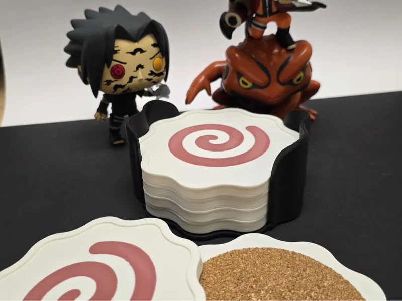 Narutomaki Coasters