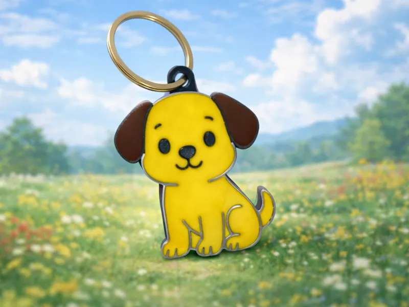 Porte-clés Chien Kawaii / Keychain