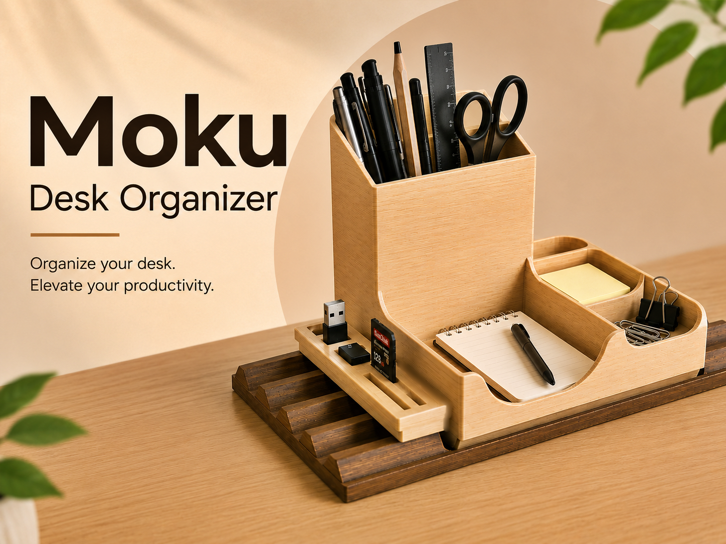 Moku Desk Organizer Module | Desk Storage 