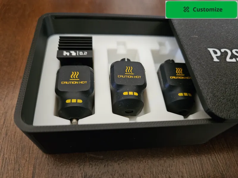 P2/H2 Hotend Case  (1 / 2 / 3 / 4 / 5 / 6)