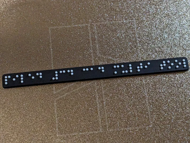 Braille Parametric Tool Generator Customizable 