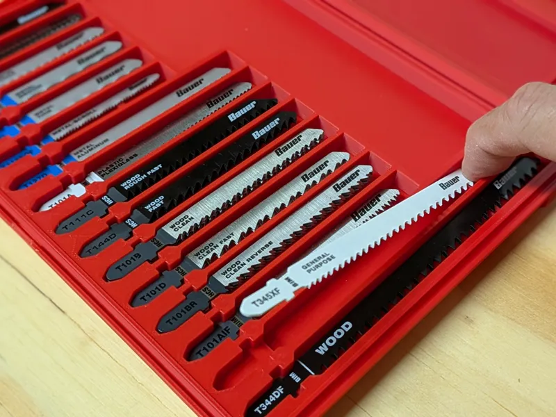 Bauer Jigsaw Blade Storage Box
