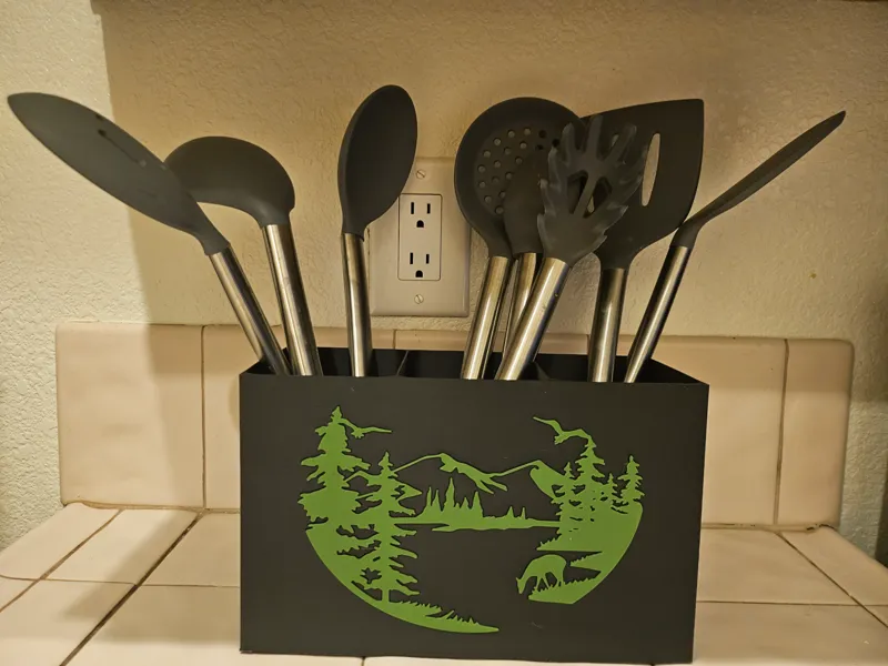 Kitchen Large Utensils Container