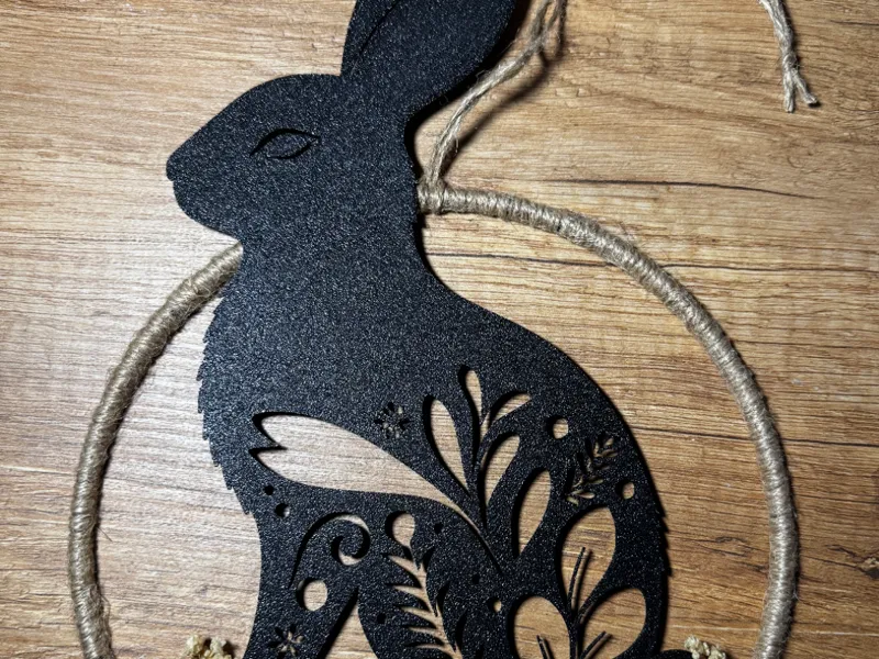 Rabbit in the Ring / Easter decoration