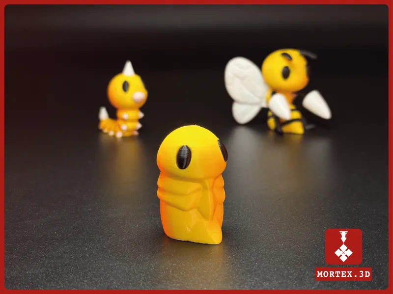 #014 Kakuna Pokemon Mini Figure